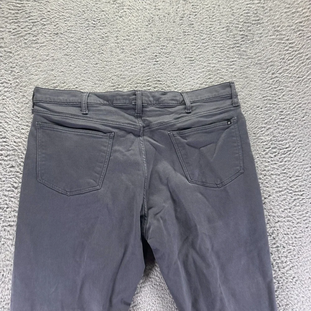 Banana Republic Pant Mens 40x30 Gray Cotton Chino Straight Office Career Stretch